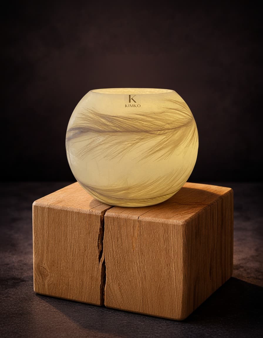 Bougie décorative en cire Souffle Pur — KIMKO