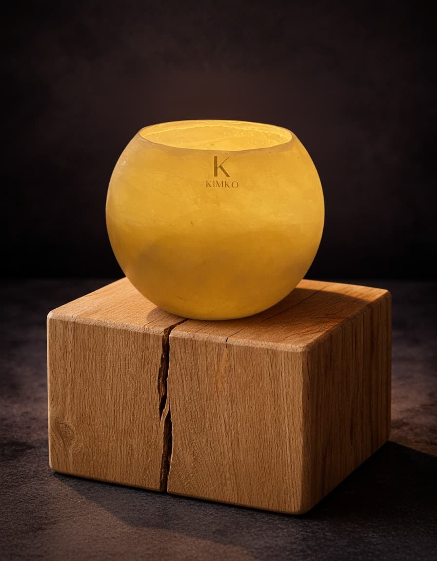 Bougie décorative en cire Mousse & Lumière — KIMKO