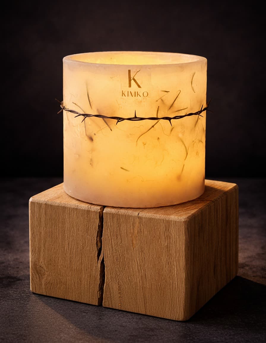 Bougie décorative en cire Ligne Claire — KIMKO