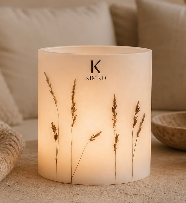 Bougie décorative en cire naturals — Les HERBALS — KimKo