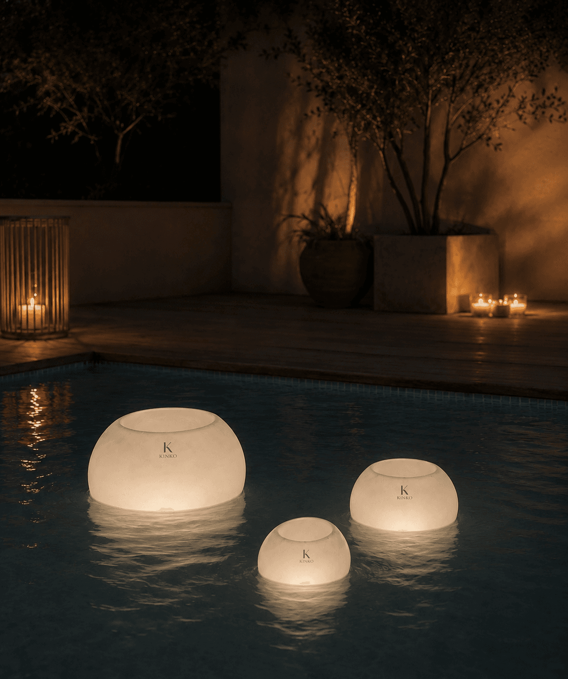 Bougie décorative en cire Les PURES (flottantes) — KimKo