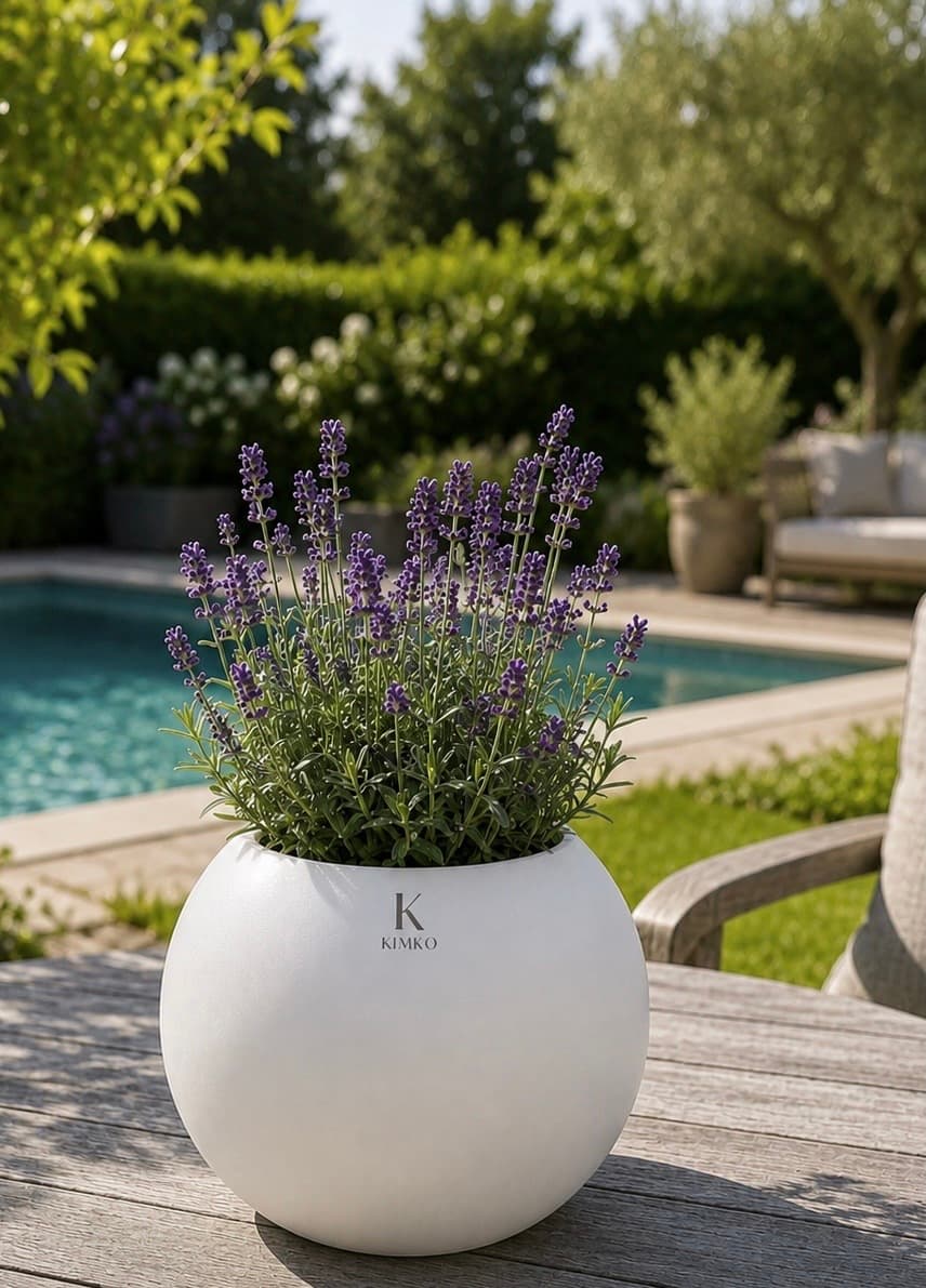 Bougie décorative en cire gardens — Les PURES (cache-pot) — KimKo
