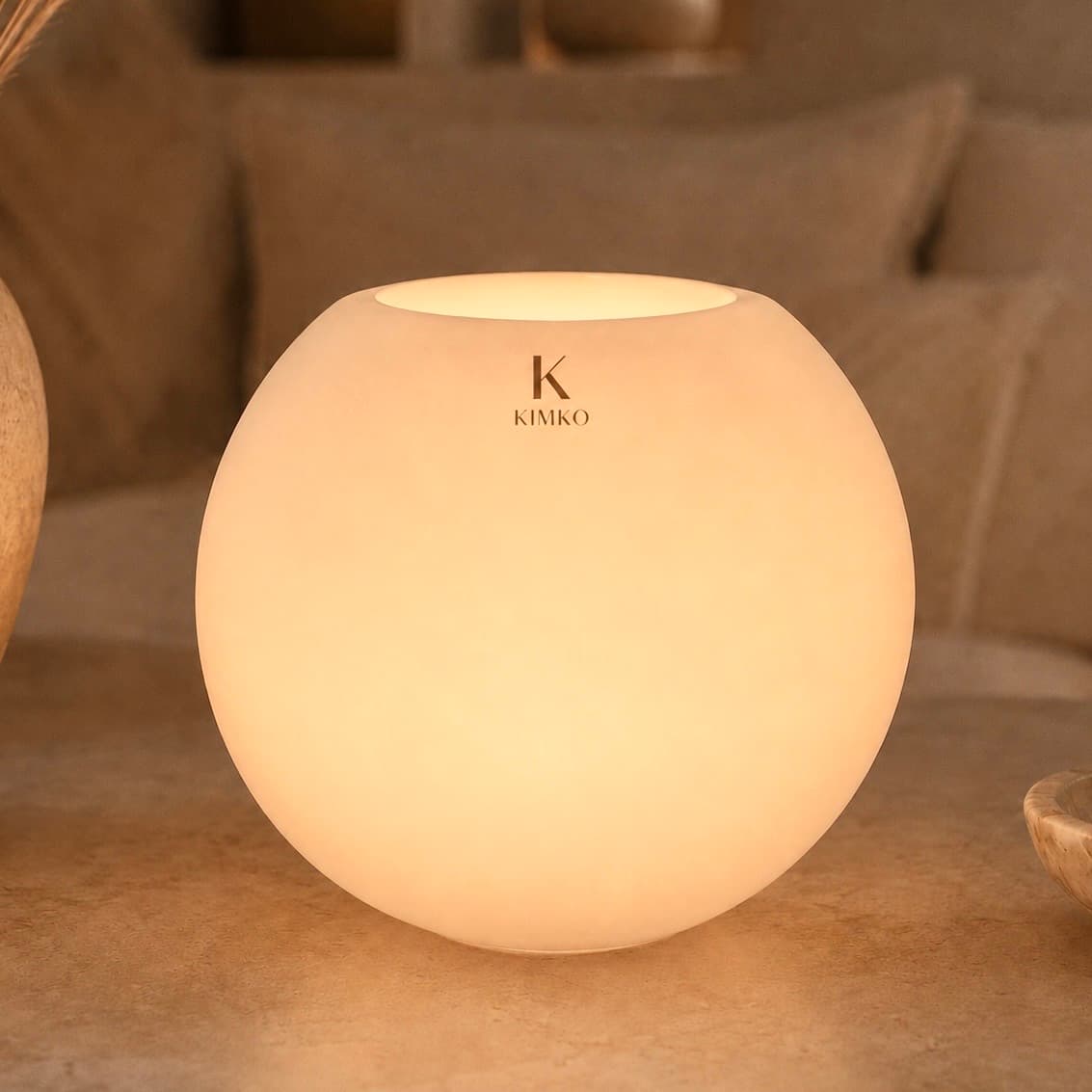 Bougie décorative en cire pures — Les PURES (sphériques) — KimKo